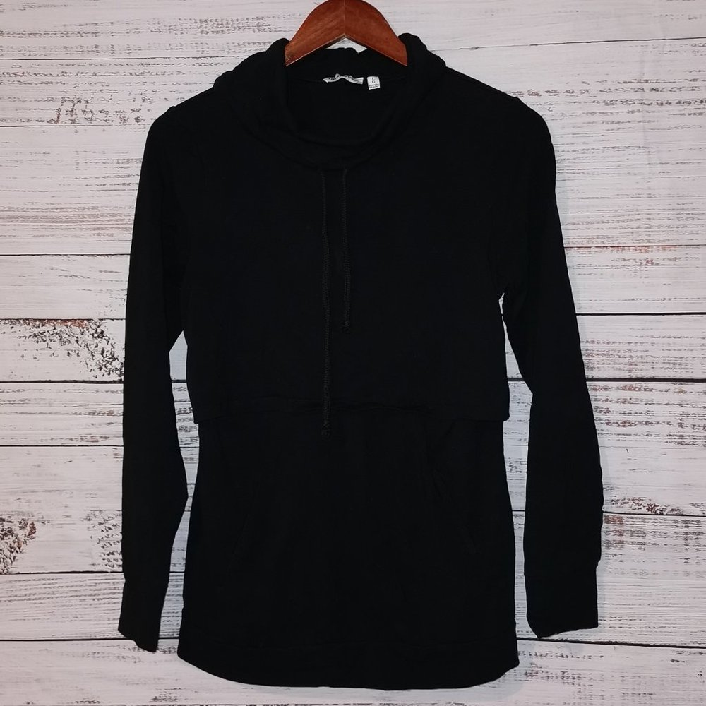 Momzelle Cowl-Neck Nursing Sweater